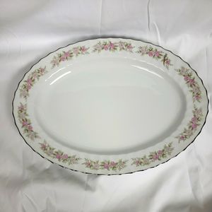 Dansico Fine China JAPAN Teahouse Rose Platter